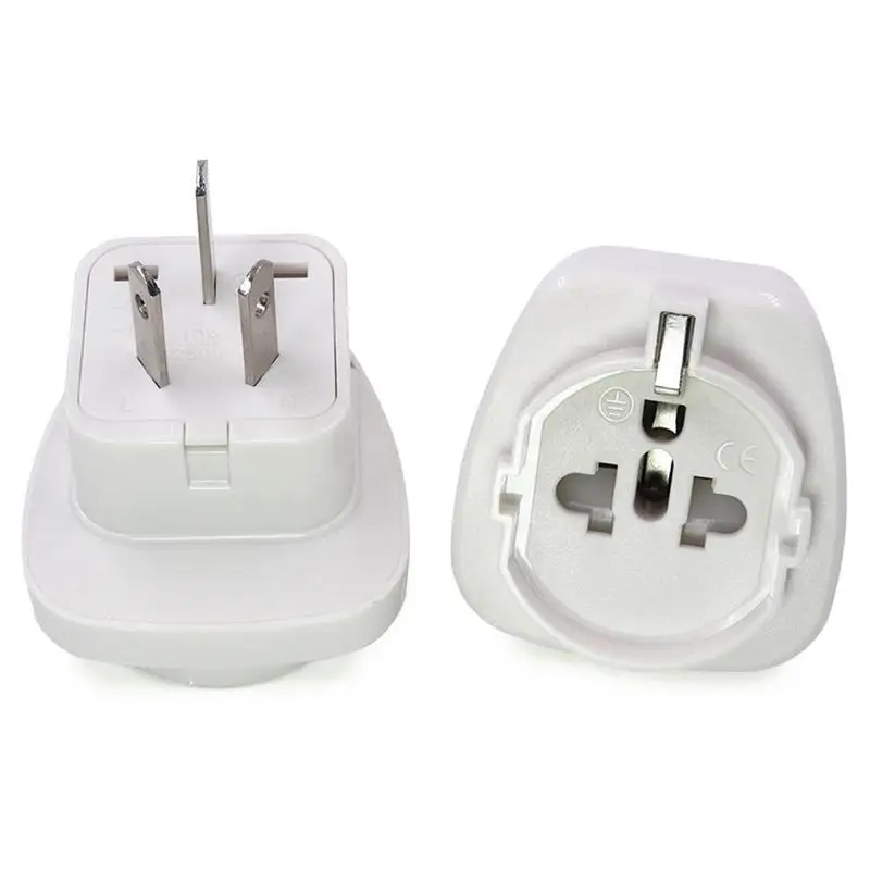 Germany To AU Power Adapter EU German Multifunctional Hole Travel