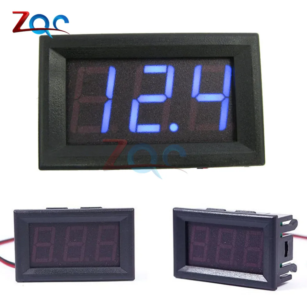 Mini LED Volt Meter for Motorcycle and Car #6