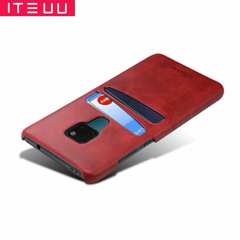 ITEUU MATE20 Mate20Pro ретро кожаный чехол для Huawei Mate 20 Pro слот карт Роскошный задней