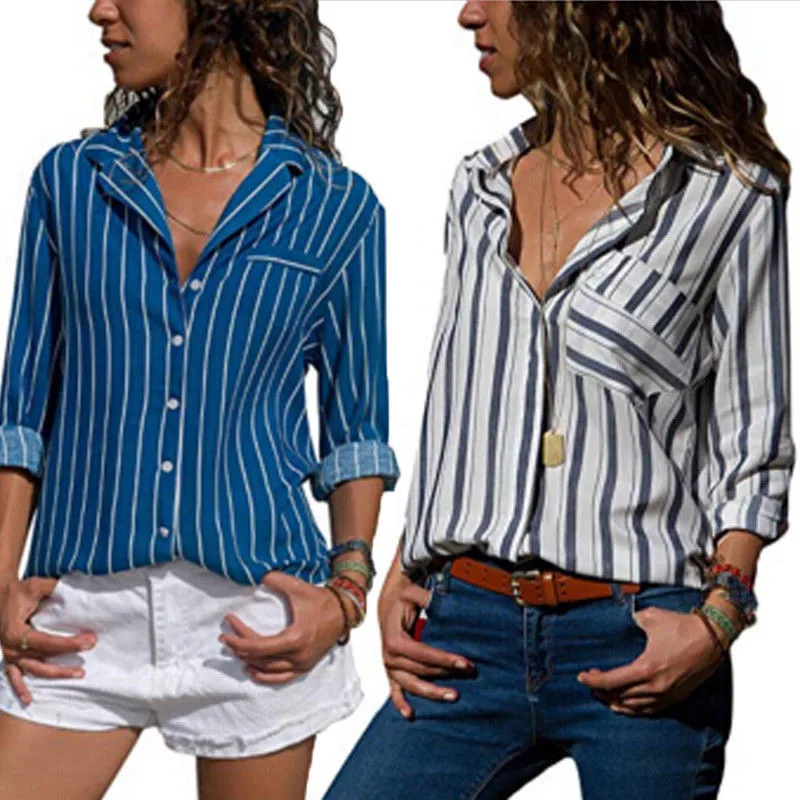 baggy striped shirt
