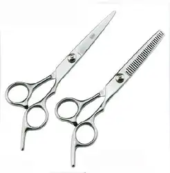 1 комплект волос Cut Парикмахерская Салон Ножницы Clipper парикмахерских истончение набор