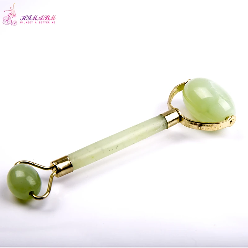 HIMABM Portable Pratical Jade Facial Massage Roller Anti Wrinkle Healthy Face Body Head Foot Nature increases blood circulation HIMABM Portable Pratical Jade Facial Massage Roller Anti Wrinkle Healthy Face Body Head Foot Nature increases blood circulation