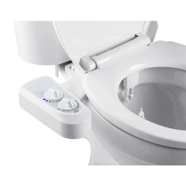 Cold Wate Double Nozzle Washing Toilet Seat Wash Muslim Shower Japanese The Toilet Bidet Cover Bidet Toilet Seat Water (5)
