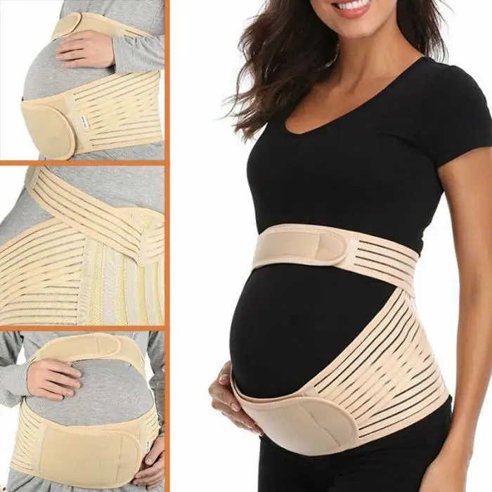 Maternity Care Belt Pregnancy Waist Back Support Abdomen Band Belly Brace TK-ing