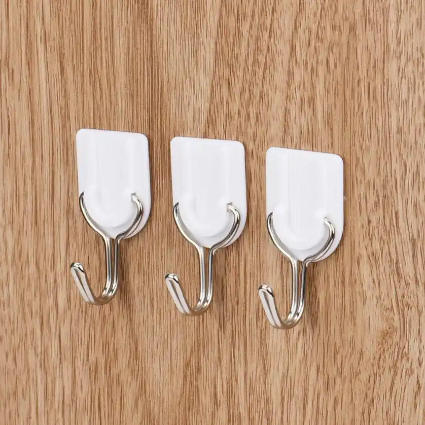 6pcs Lot Strong Curtain Holder Adhesive Hook Wall Door Sticky