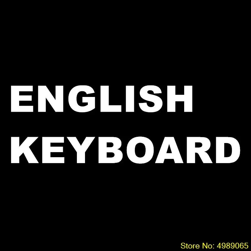ENGLISH KEYBOARD Для мобильного телефона Prestigio Wize 3761 3771 3171 3161 3151 3401 3g 10,1 inch планшет сенсорная панель, Bluetooth клавиатура_ наклейки клавиатуры русский - Цвет: ENGLISH KEYBOARD
