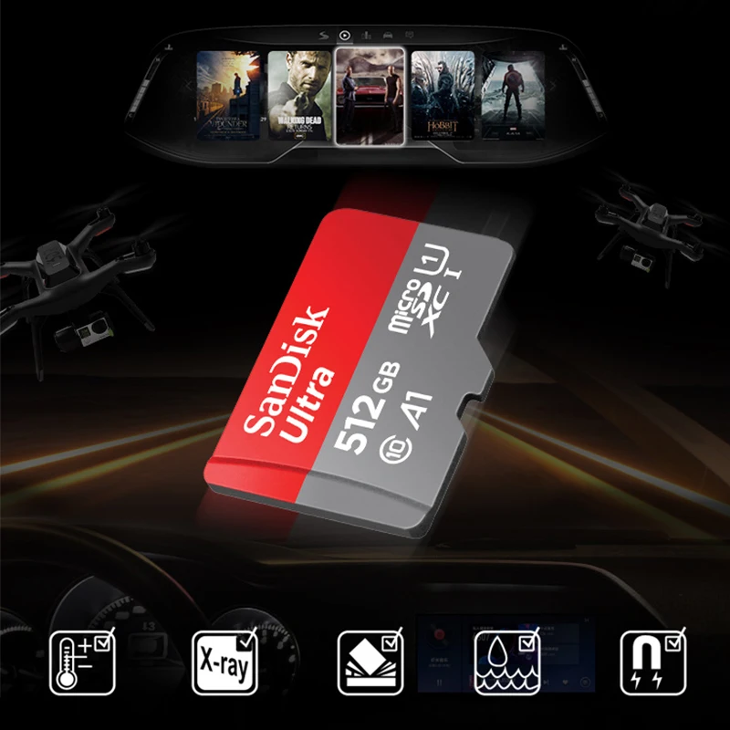 Sandisk ultra micro sd карта 1uhs i microsd tf карты gopro памяти для телефона usb 3 0 кардридер карт
