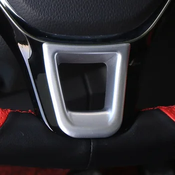

For Touran 2016 2017 2018 2019 ABS Matte Car Steering wheel Button frame Cover Trim accessories car styling 1pcs
