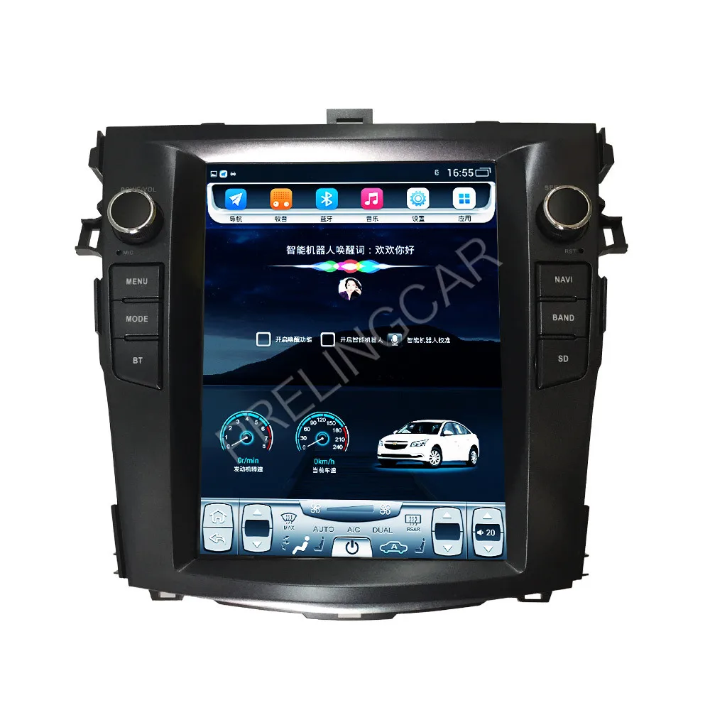 Excellent 32G ROM Vertical screen android car gps multimedia video radio player in dash for Toyota Corolla auris 2007-2012 car navigaton 3