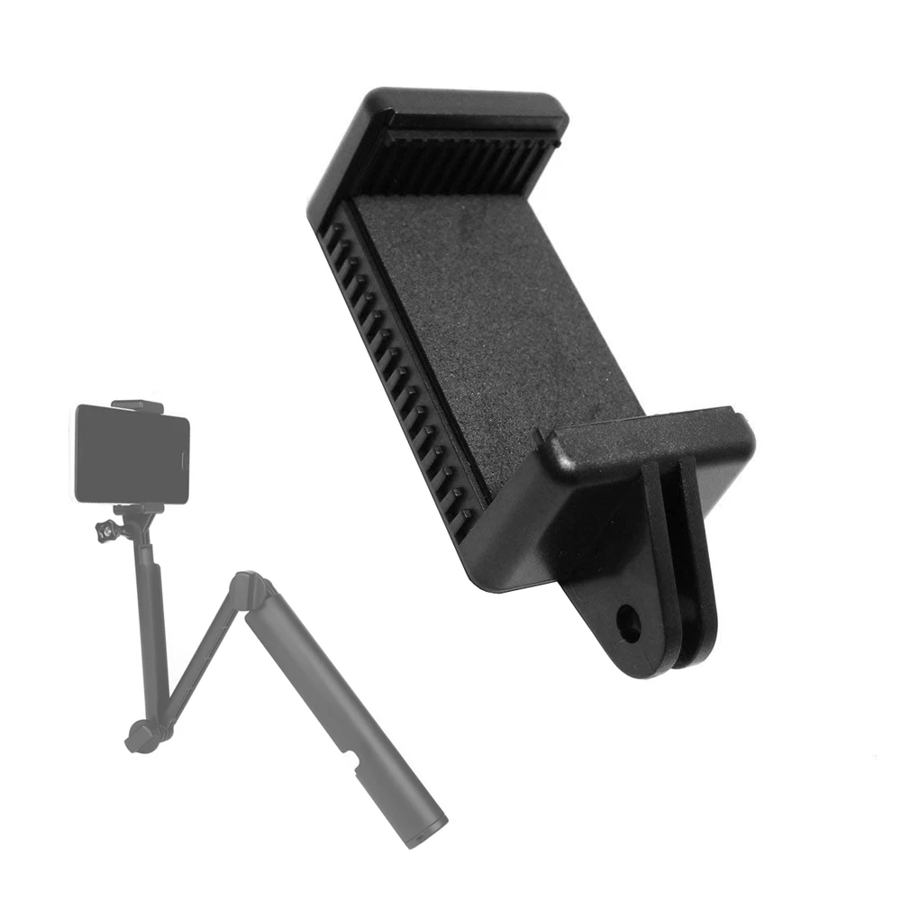 

Mobile Phone Clip with 1/4 Screw Hole and Adapter Tripod Holder Mount for iPhone Xiaomi Samsung Smartphones for GoPro Accessory