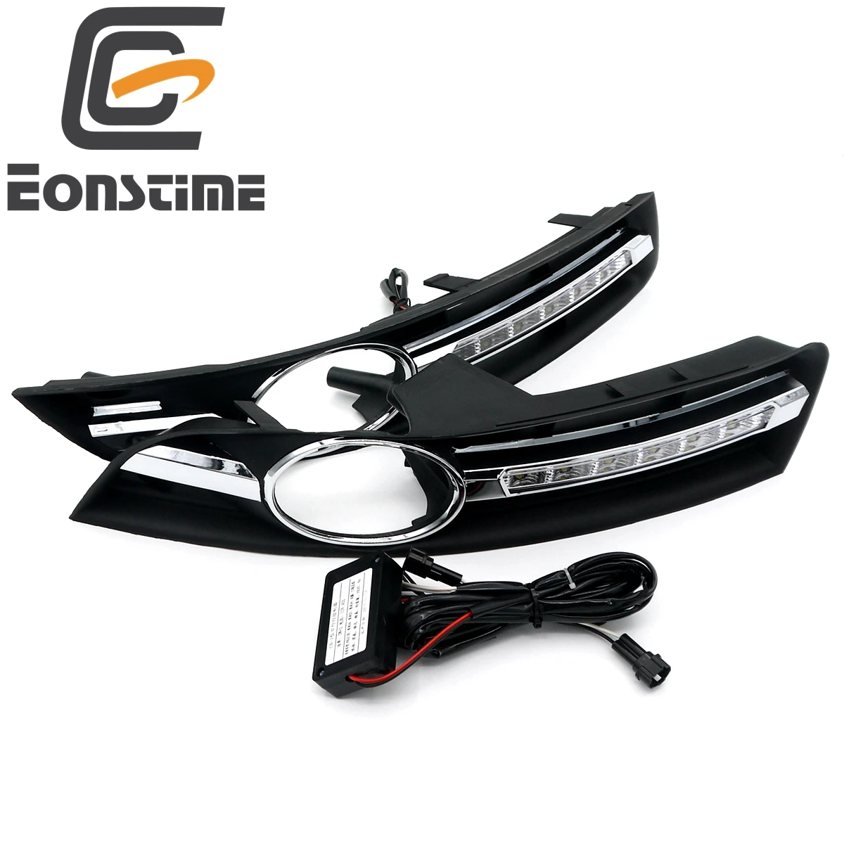 Eonstime 2pcs 12V Car DRL LED Daytime Running Light Fog lights For Volkswagen VW Passat B6 2005-2009 2010 2011 2012 2013 2014 Eonstime 2pcs 12V Car DRL LED Daytime Running Light Fog lights For Volkswagen VW Passat B6 2005-2009 2010 2011 2012 2013 2014