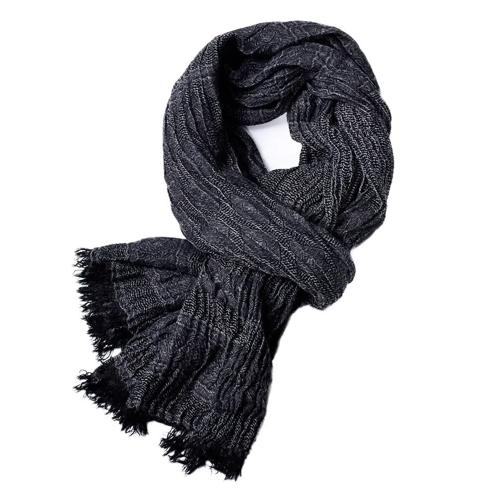 Crumpled Cotton Linen Men's Scarves Winter Solid Poncho Fringe Muslim Hijabs Hollow Plain Color Scarves Shawl Stole 80x200cm Crumpled Cotton Linen Men's Scarves Winter Solid Poncho Fringe Muslim Hijabs Hollow Plain Color Scarves Shawl Stole 80x200cm