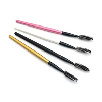 4Colors Makeup Eyebrow Brush Eyelashes Comb Mascara Spiral Wands Applicator Spooler Eyelashes Extension Cosmetic Tool dropship