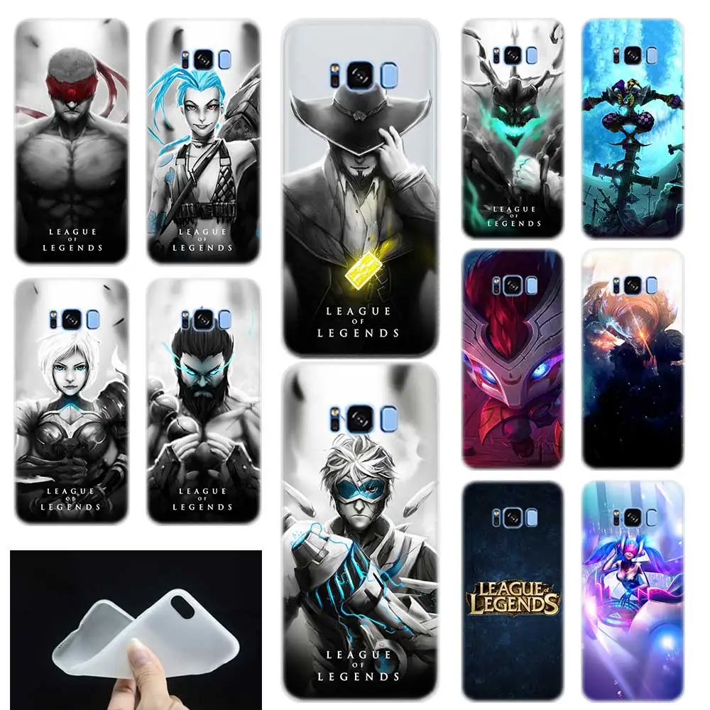 

League of Legends LOL Soft TPU Silicone Phone Back Case Cover For Samsung Galaxy S6 S7 Edge S8 S9 S10 plus E Note 8 9 10 pro
