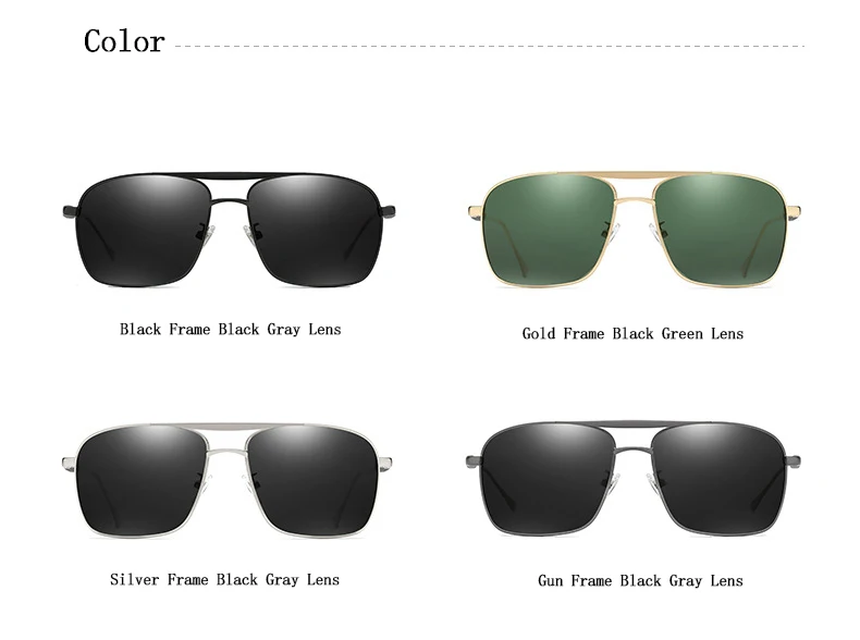 Для мужчин Polarized Pilot Sunglasses Мода Shade Солнцезащитные очки драйвер Рыбалка HD с антибликовым покрытием двойной луч лоскутное храм H9