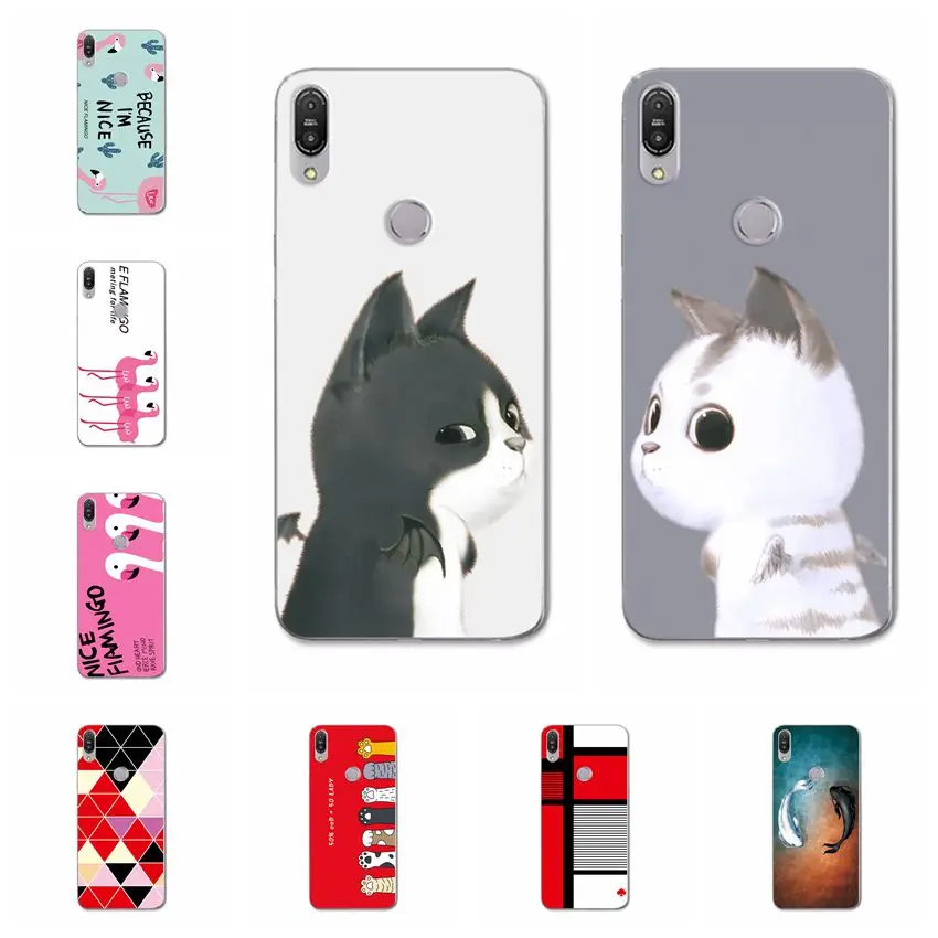 

For Zenfone Max Pro M1 ZB602KL Case Cover Bunny Patterned Protective Case For Asus Zenfone Max Pro M1 ZB601KL Covers 6.0'' Funda