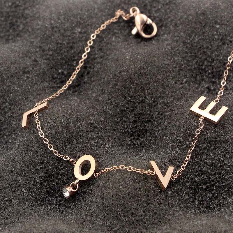 

love letter anklets for women