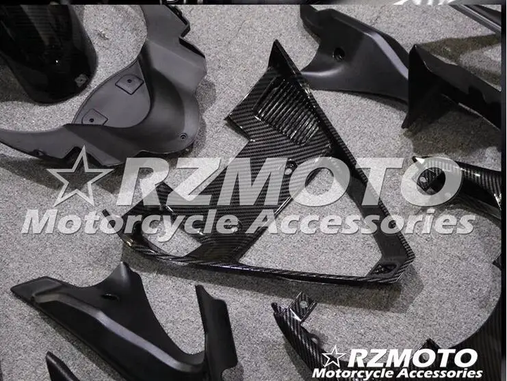 Углеродное волокно лакированная обтекатель части для поездок на мотоцикле Ducati 848 1098 1198 2007-2011 Ace kits № 00123