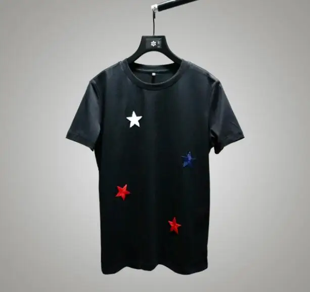 

Gift For BF Friend five-pointed Star Cotton T Shirt for Men Designer t shirt Tee fashion T Shirts