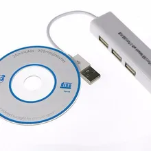 Для микро-флеш-накопителя USB Сетевая карта Ethernet RJ45 с 3 Порты и разъёмы USB 2,0 HUB адаптер для Android планшеты RD9700 IC