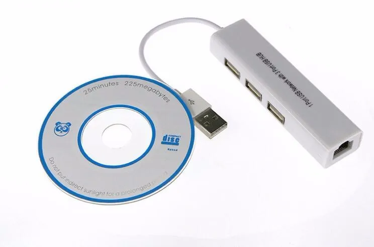 Адаптер Micro USB для сетевой локальной сети Ethernet RJ45 с 3 портами 2 0 концентратор
