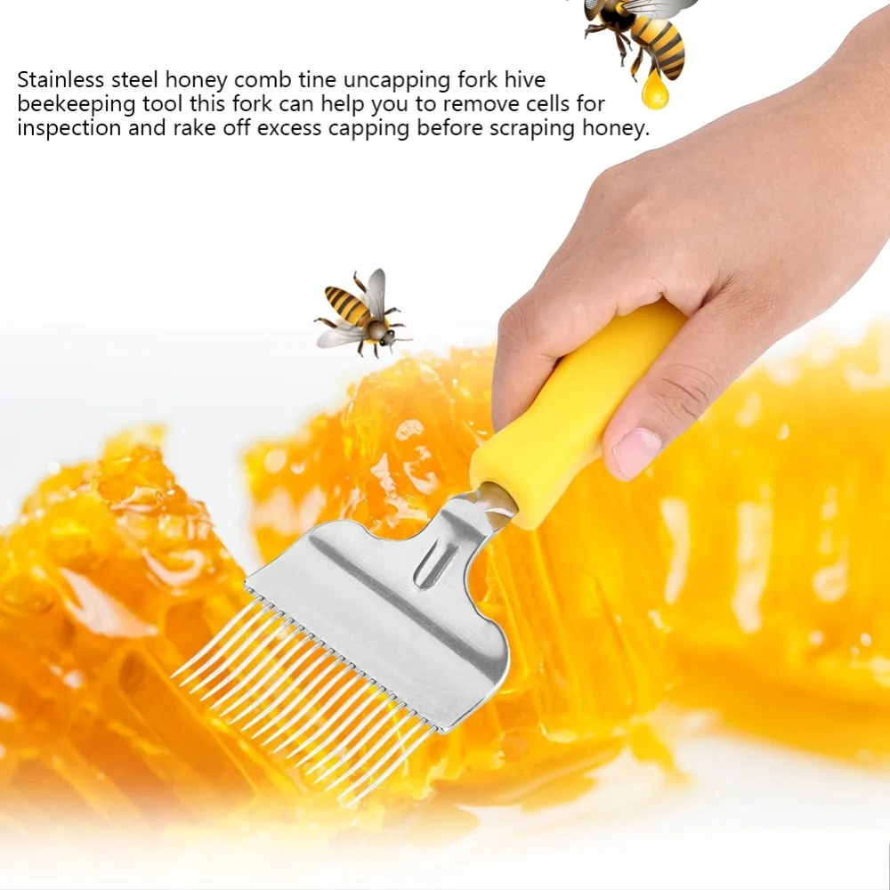Высококачественная вилка Hive Tine пчеловодческий из нержавеющей стали медовая расческа Пчеловодство зуб откапывающая разворачивающая вилка