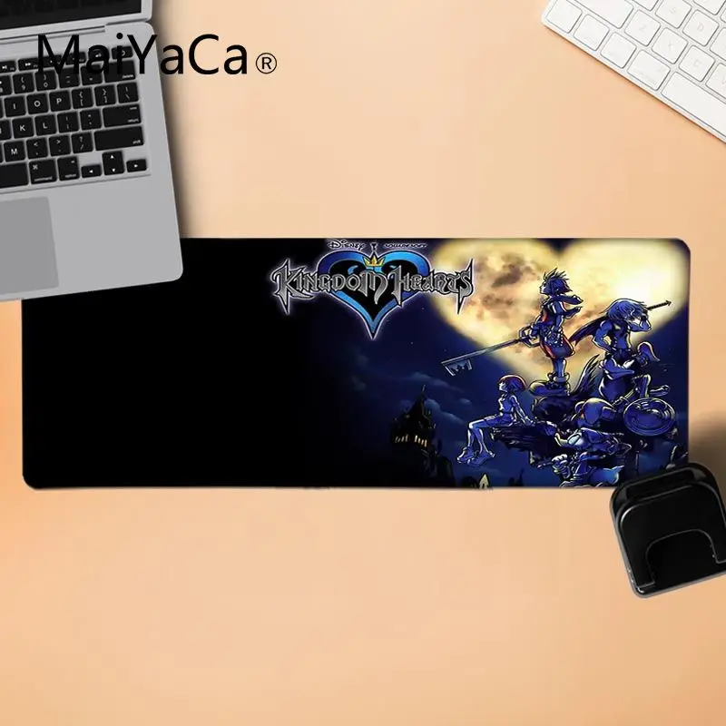 LockEdge 30x80cm MaiYaCa Kingdom Hearts прочный резиновый коврик для мыши Коврик противоскользящий прочный силиконовый Computermats - Цвет: LockEdge 30x80cm