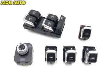 

CHROME SIDE MIRROR SWITCH+MASTER WINDOW SWITCH FOR VW AUDI Q5 A4 B8 S4 B8 Q5 A5