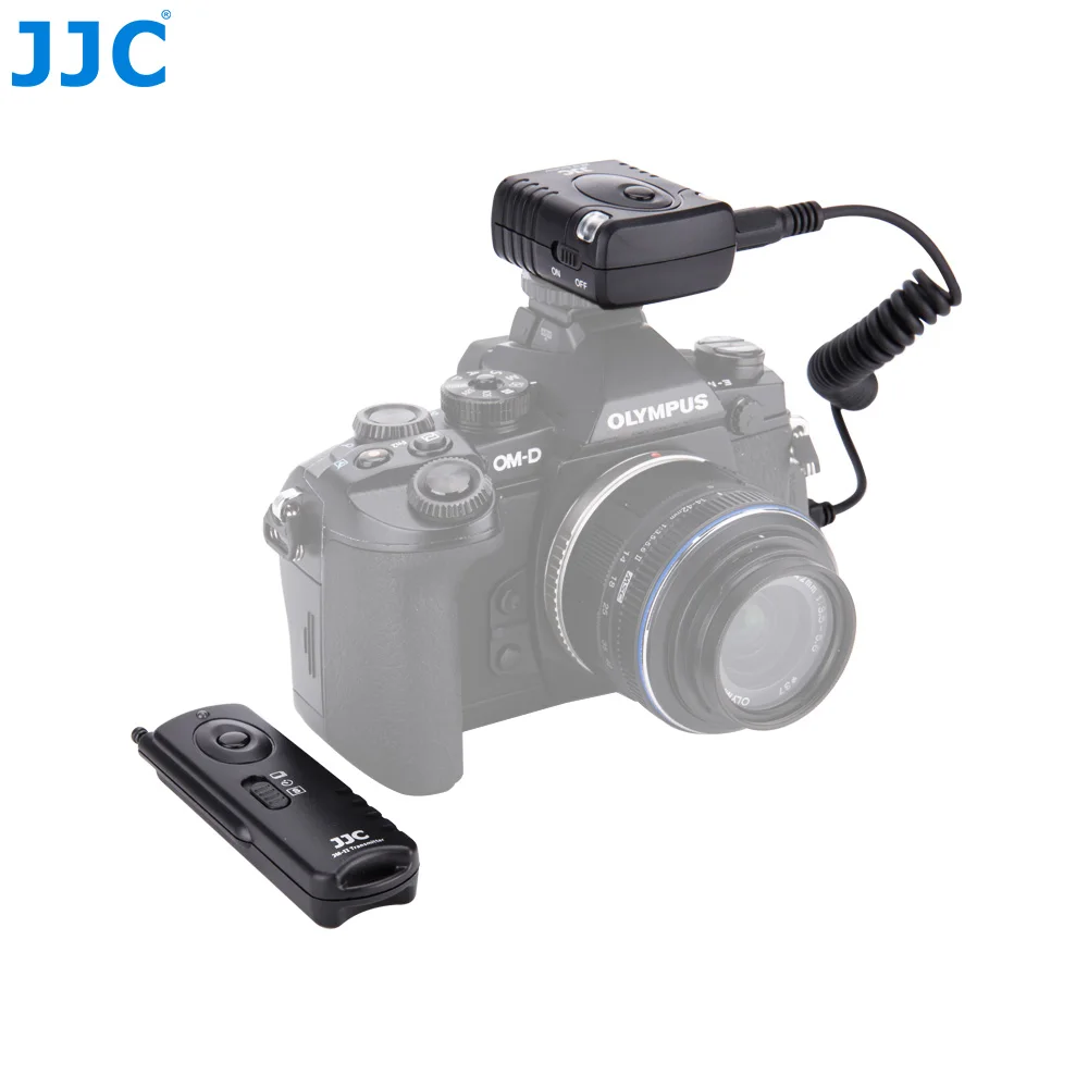 

JJC Camera Shutter Release 433MHz 16 Radio Channels Wireless Remote Controller for OLYMPUS OM-D E-M10 Mark III/OM-D E-M5 II