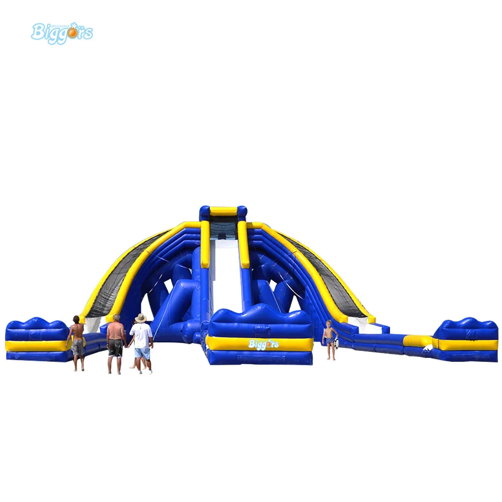 Биггорс гигантская надувная аквагорка большая надувная горка для взрослых игра