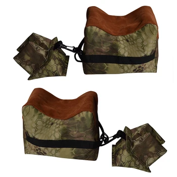 

Portable Camouflage Shooting Rear Gun Rest Bag Set Front & Rear Rifle Target Hunting Bench Unfilled Stand Hunting Gun Accessorie