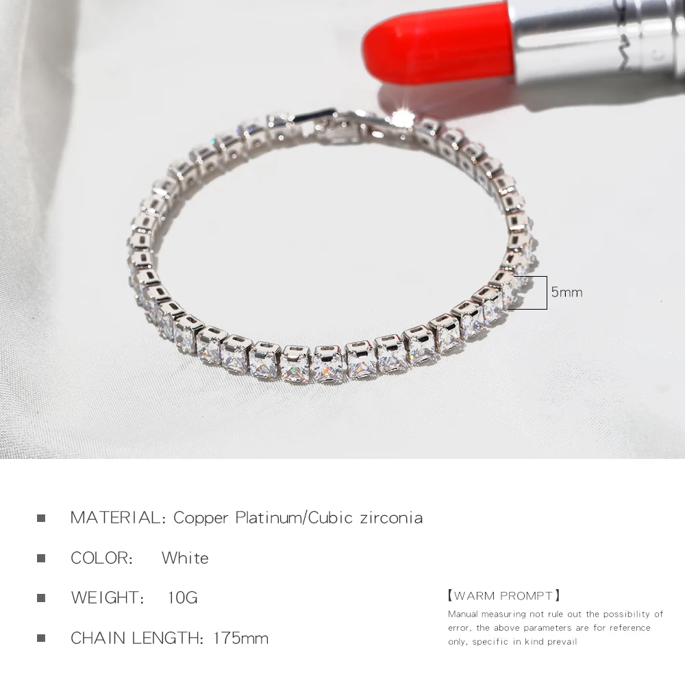 Fate Love Top Grade Women's AAA CZ White Crystal Bracelet Luxury Romantic Fine Flash Jewelry For Women Lady Fashion Gift FL986
