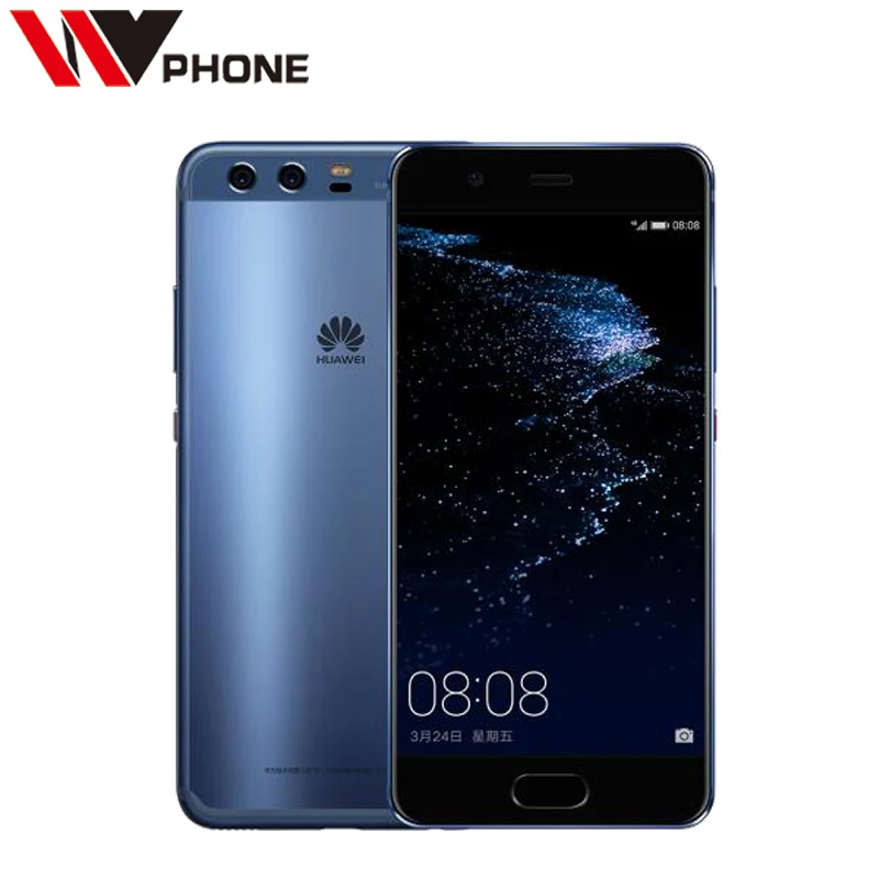 Original Huawei P10 4G LTE Kirin 960 Octa Core 4G RAM 64G ROM 5.1"1920x1080 FHD Dual Rear Camera Fingerprint NFC