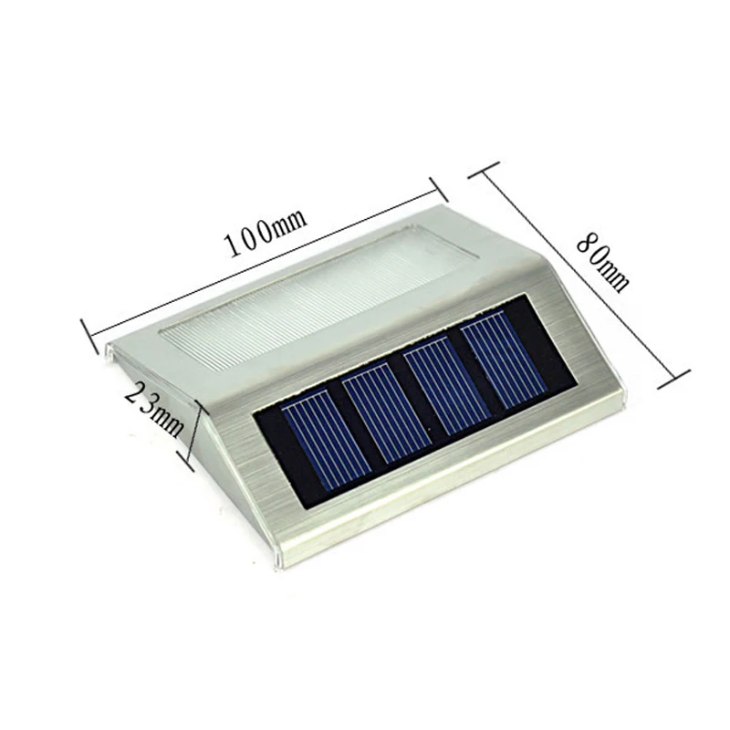 Уличная Светодиодная лампа на солнечной батарее водонепроницаемый светильник