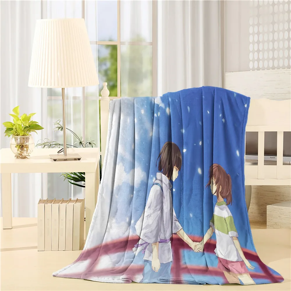 Custom Spirited Away Waterproof Durable Flannel Throw Blanket
