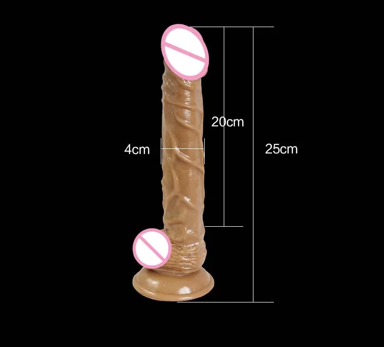 Hot sale large dildo realistic long big dildo male genital fake penis artificial suction cup dildo adult sex toys for women