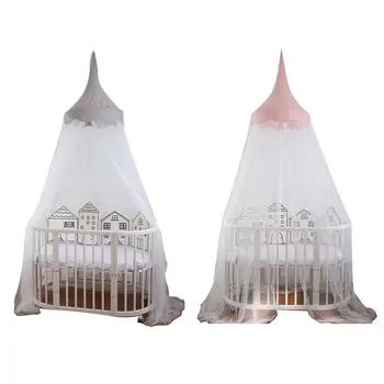 

Hanging Baby Bed Canopy Mosquito Net Tent Baby Crib Netting Round Hung Kids Children Bedding Supplies For Baby