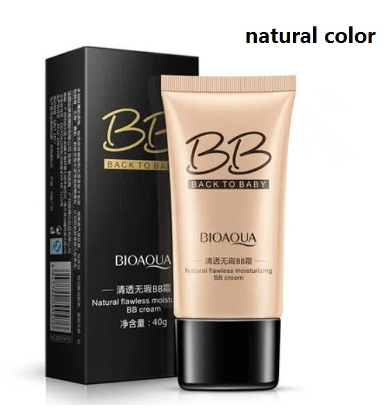Природный Безупречный BB крем отбеливающий увлажняющий маскирующий Крем Обнаженная основа для макияжа лица красота - Цвет: Natural
