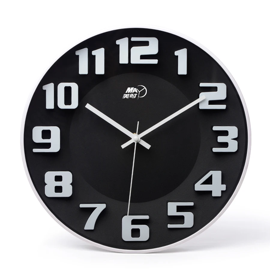 

3d Large Creative Cartoon Wall Clock Modern Design Silent Kids Nordic Kitchen Clock Reloj De Pared Wall Clocks Home WBY022