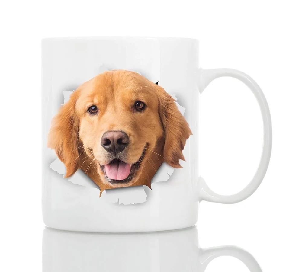 

Golden Retriever Dog Mug Ceramic 11oz Funny Coffee Mug |Perfect Dog Lover Gift | Cute Novelty Coffee Mug Present Great Birthday