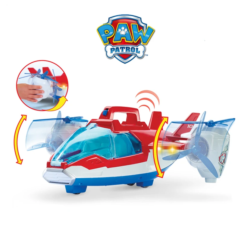 Paw Patrol набор игрушек, игрушки, воздушный патруль, самолет, лодка, автобус, игрушка, собака, Райдер, капитан, робот, собака, фигурки, игрушка для детей, подарок