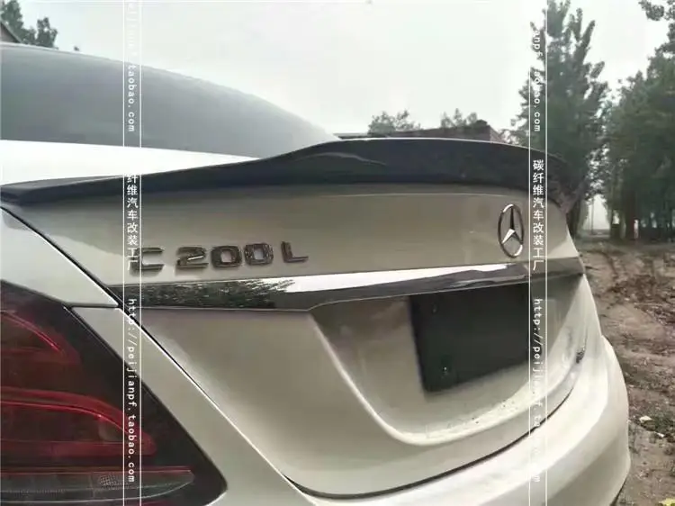 Подходит для Mercedes-Benz C W205 C63 AMG PSM C180/C200/C300 углеродного волокна задний спойлер заднего крыла