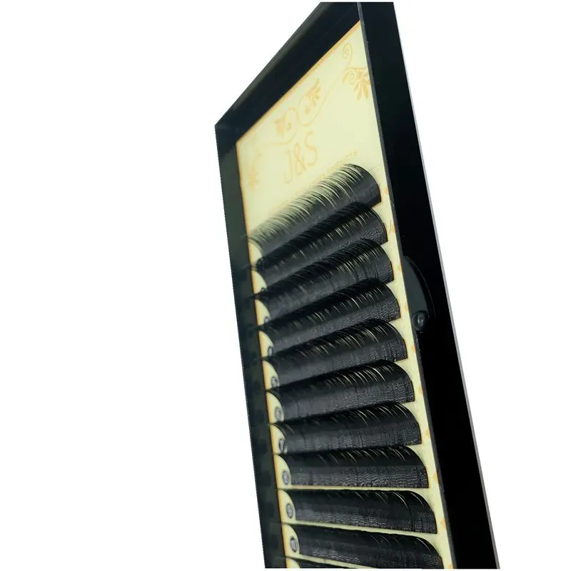 spesifikasi J   S B C D Curl 0.10mm 5 pc lot hankdmade individu Mink ekstensi bulu mata bulu mata