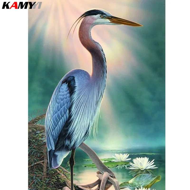 

Diamond Embroidery animal Diamond Mosaic DIY Rhinestones crane Picture Diamond Painting Cross Stitch Sale Needle Gifts XY1