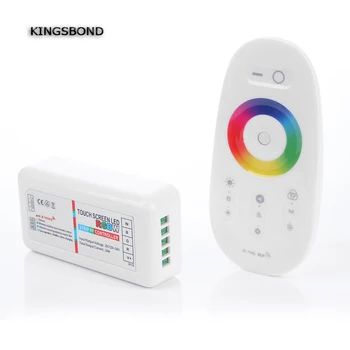 

RGBW LED Controller 2.4G RF Wireless Touch Remote Control DC12-24V for RGBW LED Strip 1set/lot