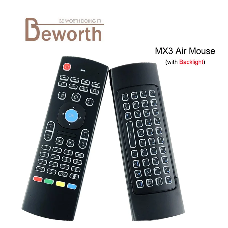 MX3 Air Mouse Backlight X8 2 4G Wireless font b Mini b font Keyboard IR Learning