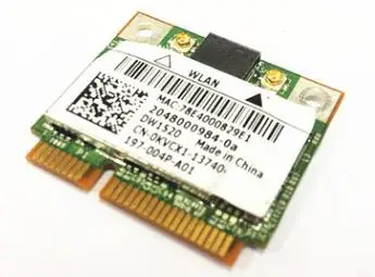 BroadCom Dual band BCM943224HMS BCM43224 DW1520 300 Мбит/с 2 4/5G Половина мини PCIe Беспроводной карты для dell