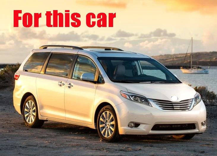 Нержавеющая сталь внутри и снаружи порога протекторы для Toyota Sienna