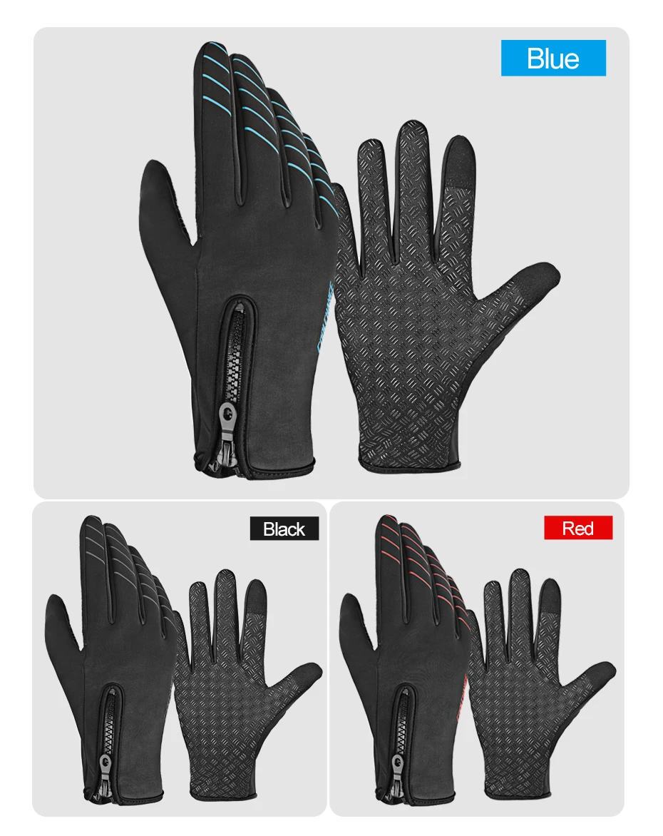 Coolсмена велосипедные перчатки зимние уличные спортивные перчатки с сенсорным экраном велосипедные перчатки полный палец противоскользящие MTB велосипедные перчатки оборудование