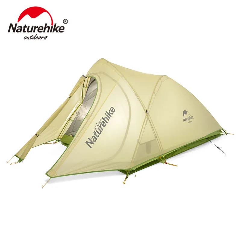 

Naturehike Fok Ultralight Camping Tent 2 Persons Double Layer Wilderness Exploration Camping Tent With Free Mat Waterpfoof